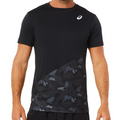 Asics 2022 Court Graphic SS Mens Tennis Top - Performance Black