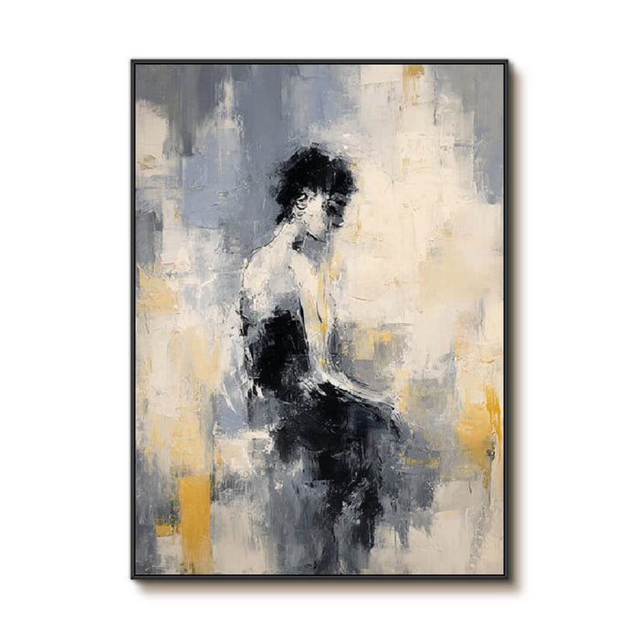 A Pause in Thought figure artwork with quiet contemplative pose