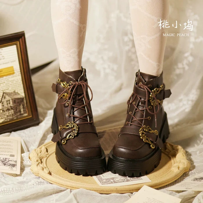 Accordion Knight Heel Boots
