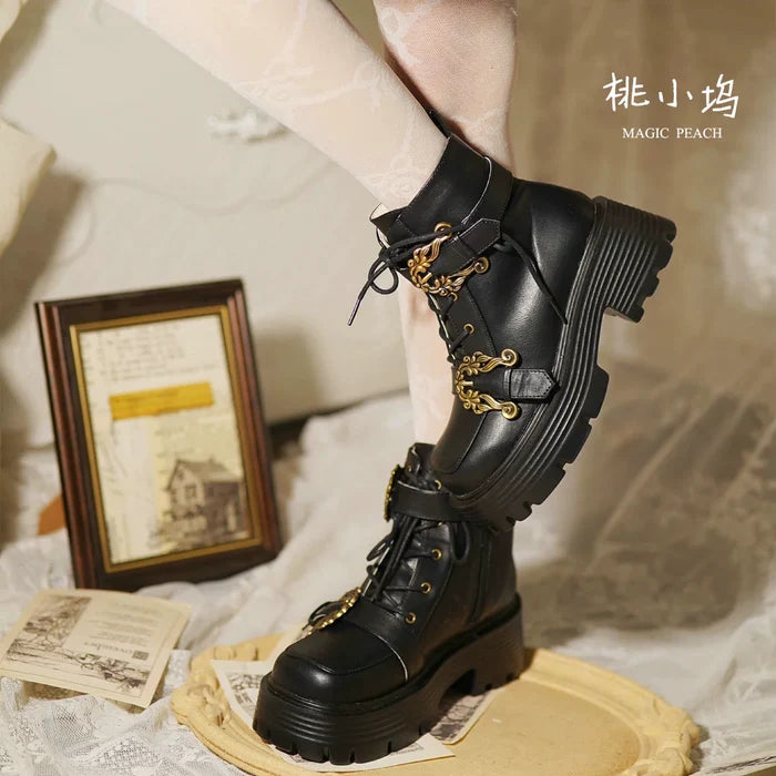 Accordion Knight Heel Boots