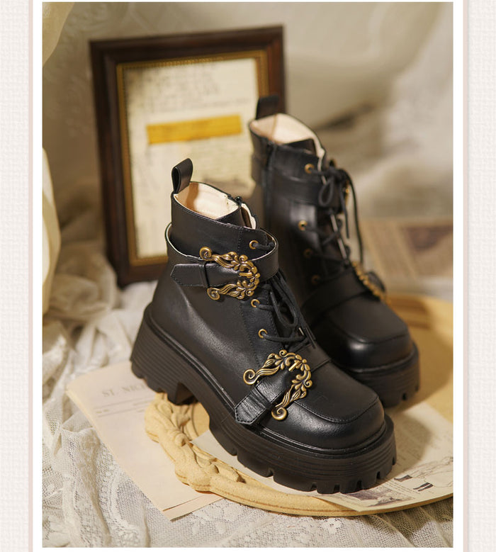 Accordion Knight Heel Boots