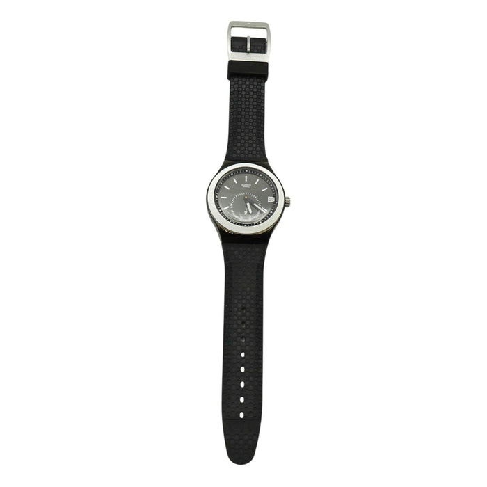 Authentic RARE 2006 Swatch Irony White Lounge Chronograph Watch YPB401