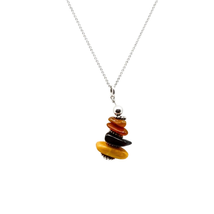 Baltic Amber Sterling Silver Toggle Bracelet Pendant Necklace Dangle Earrings Set