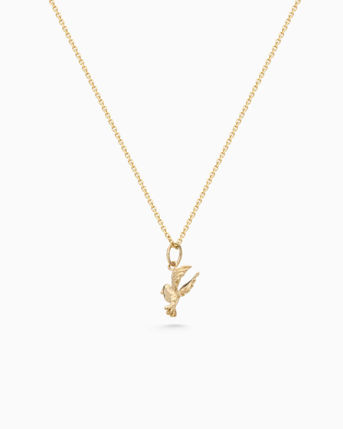 Bluebird Pendant | Yellow Gold