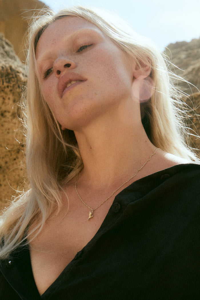 Bluebird Pendant | Yellow Gold