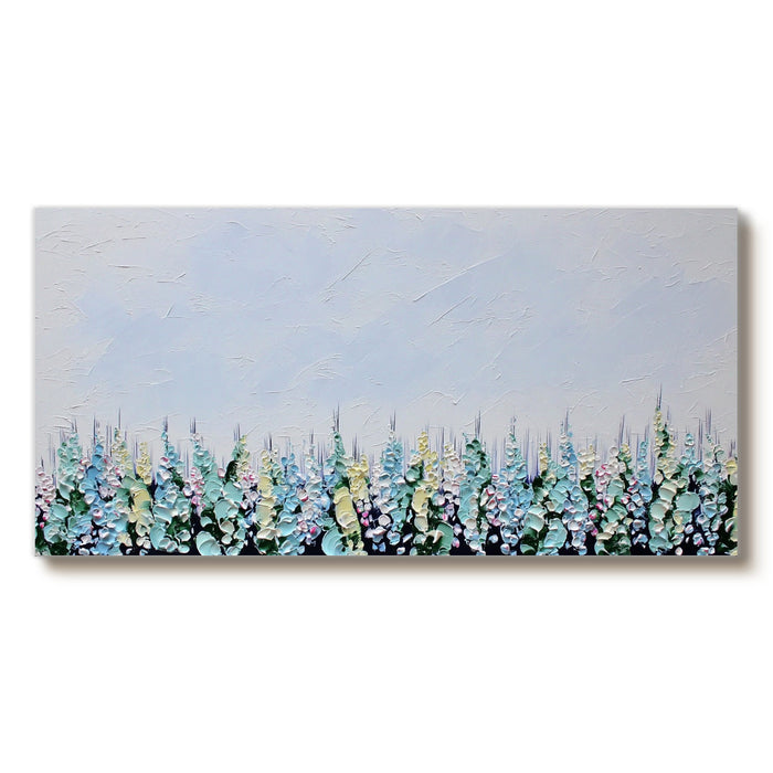 Boundary Line of the Flower Sea floral field artwork with blooming color