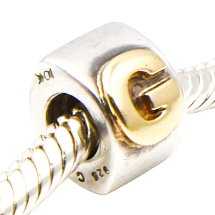 Chamilia 10K Gold Letter G Sterling Silver Initial Charm