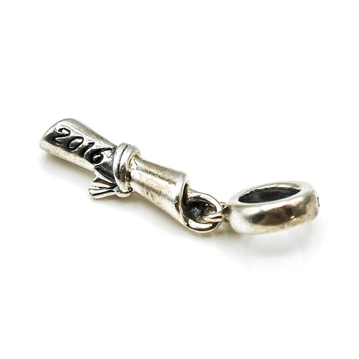 Chamilia 2016 Diploma Sterling Silver Graduation Dangle Charm