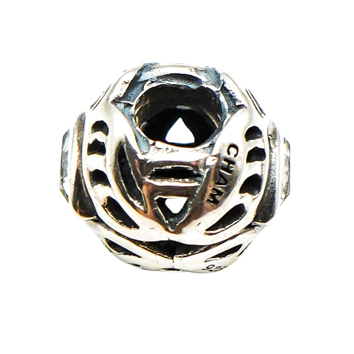 Chamilia April Birthstone Sterling Silver Charm Clear Swarovski Crystal Birthday