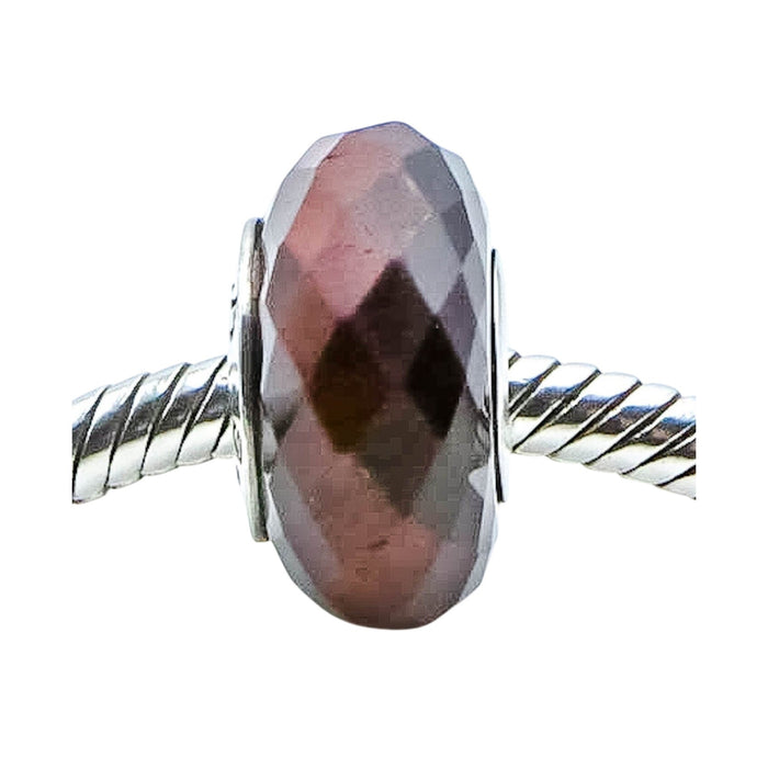 Chamilia Auburn Tiger Eye Gemstone Sterling Silver Charm Bead