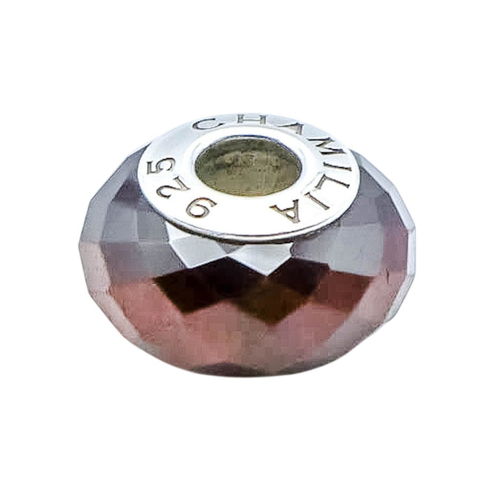 Chamilia Auburn Tiger Eye Gemstone Sterling Silver Charm Bead