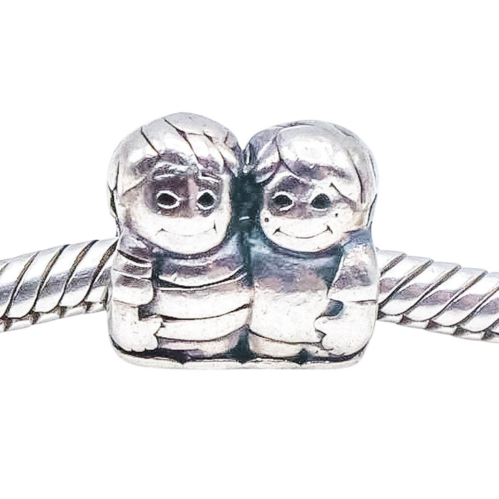 Chamilia Brothers Sterling Silver Family Charm Bead Brother Sibling Gift