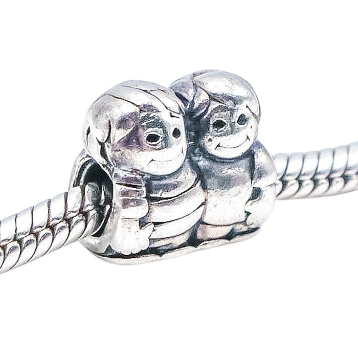 Chamilia Brothers Sterling Silver Family Charm Bead Brother Sibling Gift
