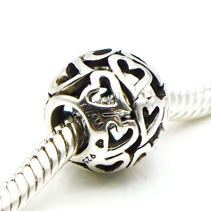 CHAMILIA Captured Hearts Sterling Silver Charm
