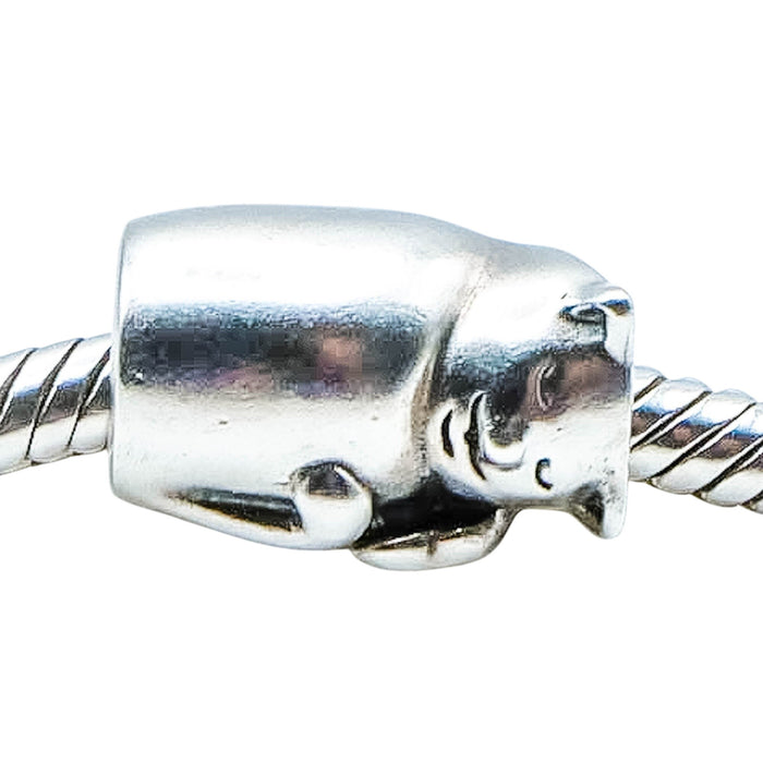 Chamilia Cat Sterling Silver Cat Charm Bead Pet Lover Kitty Retired