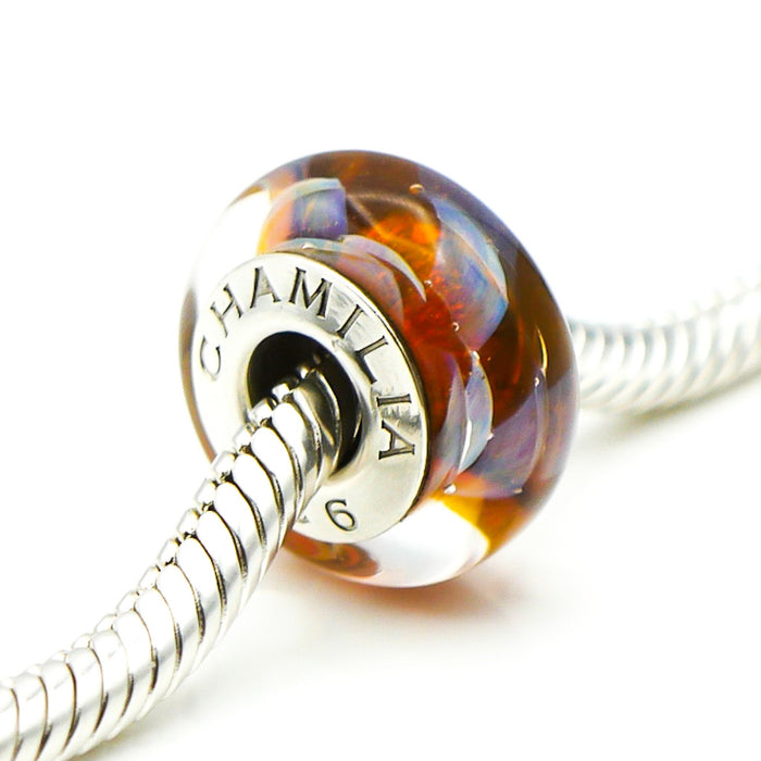CHAMILIA Cinnamon Stick Murano Glass Charm OB-134
