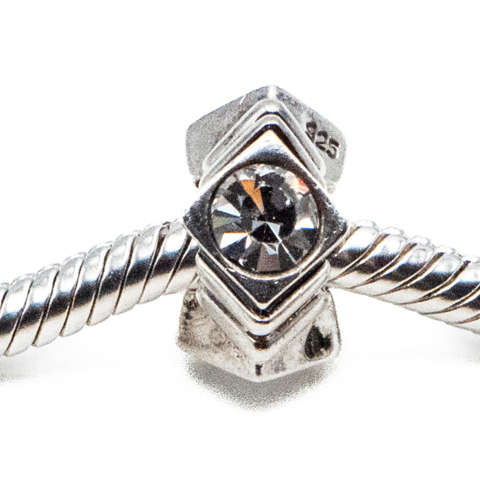 CHAMILIA Diamond Shape Sterling Silver Charm