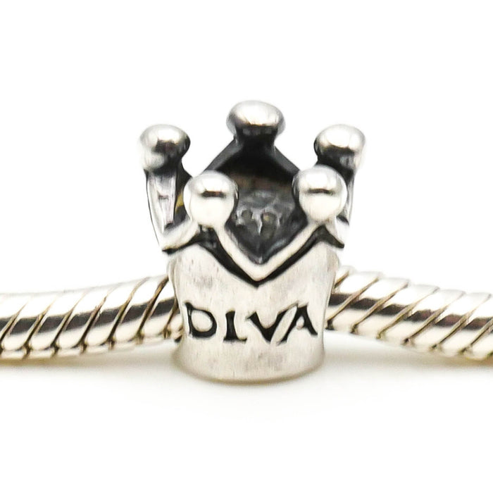 CHAMILIA Diva Sterling Silver Crown Charm
