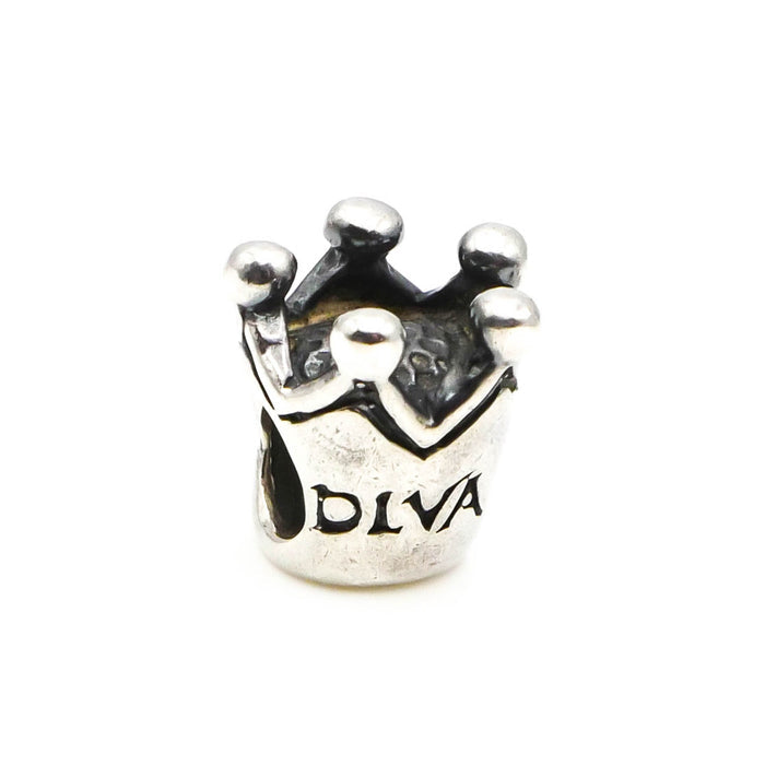 CHAMILIA Diva Sterling Silver Crown Charm