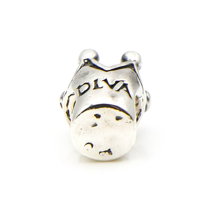 CHAMILIA Diva Sterling Silver Crown Charm