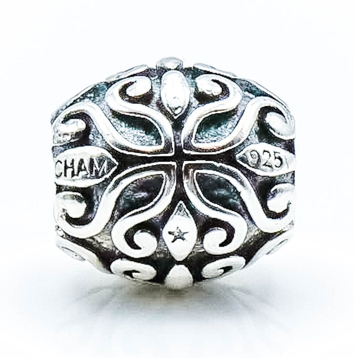 CHAMILIA Floral Charm Sterling Silver Bead