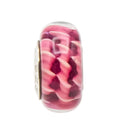 Chamilia Fuchsia Dream Murano Glass Charm Sterling Silver Core
