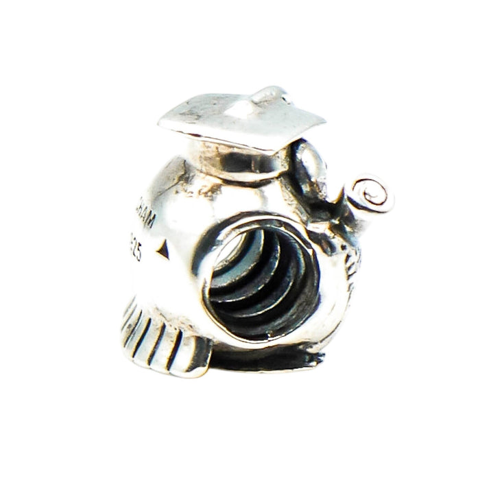 Chamilia Graduation Owl Sterling Silver Charm Graduate Teacher Diploma Gift