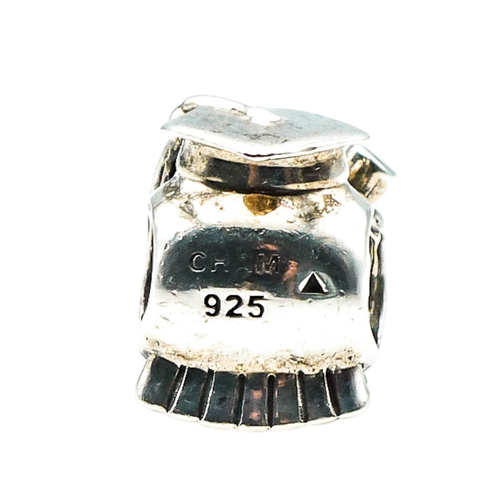 Chamilia Graduation Owl Sterling Silver Charm Graduate Teacher Diploma Gift