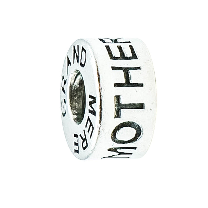 Chamilia Grandmother Grand Mere Abuela Sterling Silver Charm Bead