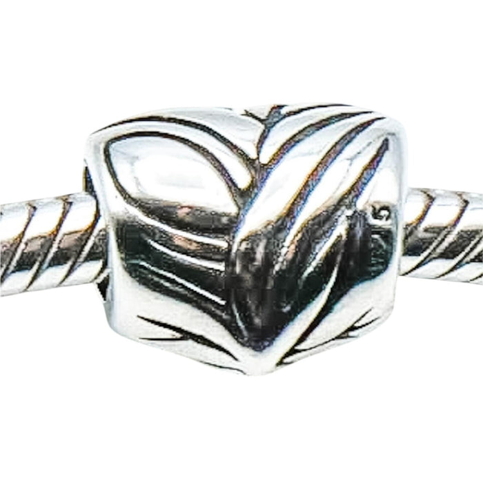 Chamilia Heart Charm Sterling Silver Love Bead Romantic Gift Valentine's Day