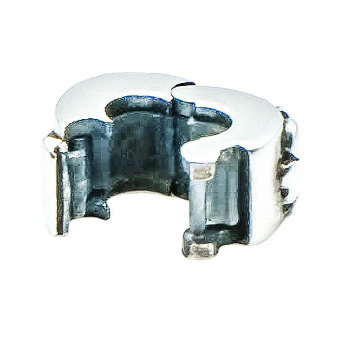 Chamilia Hibiscus Flower Lock Sterling Silver Charm Bead Tropical Floral Spring