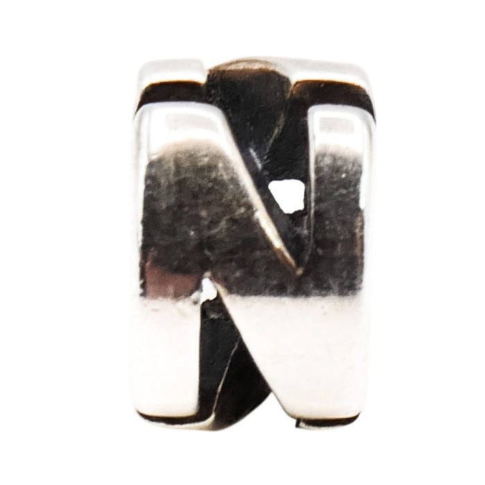Chamilia Initial Letter N Sterling Silver Charm T-40