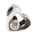 Chamilia Jeweled Heart Sterling Silver Charm JA-14