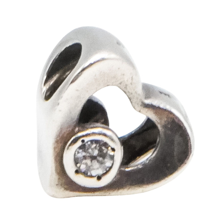 Chamilia Jeweled Heart Sterling Silver Charm JA-14