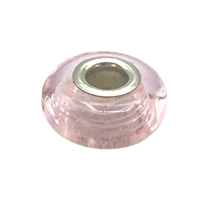 Chamilia Light Pink Swirl Sterling Silver Murano Glass Charm
