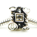CHAMILIA Marquise Clear Swarovski Crystal Sterling Silver Charm