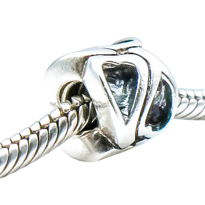 Chamilia Melt My Heart Sterling Silver Heart Charm Love Bead