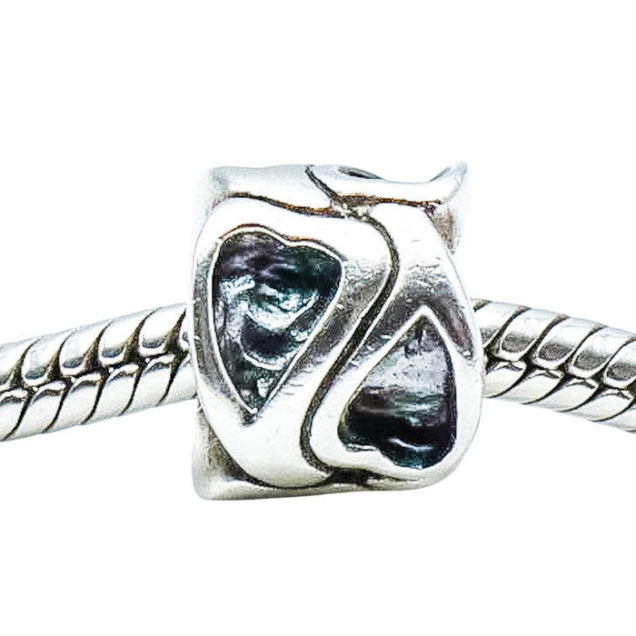 Chamilia Melt My Heart Sterling Silver Heart Charm Love Bead