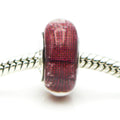 CHAMILIA Mystic Collection Fuchsia Murano Glass Charm With Sterling Silver Core