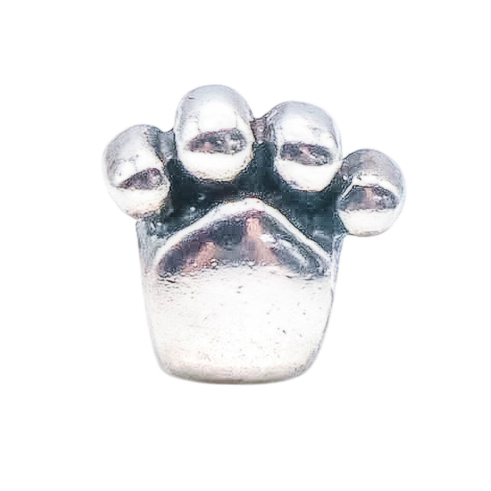 Chamilia Paw Print Sterling Silver Charm Bead Dog Cat Pet Lover Animal GB-23