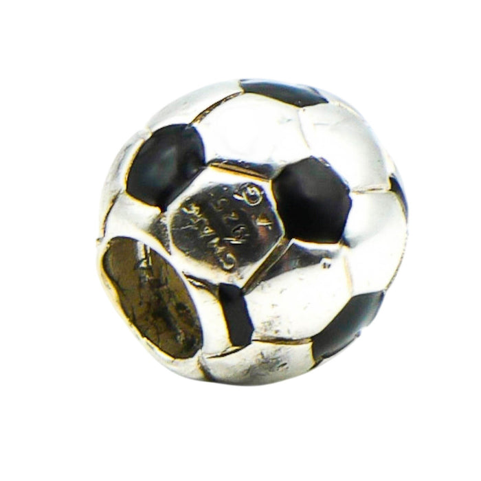 Chamilia Soccer Ball Sterling Silver Sports Athlete Football Charm Bead