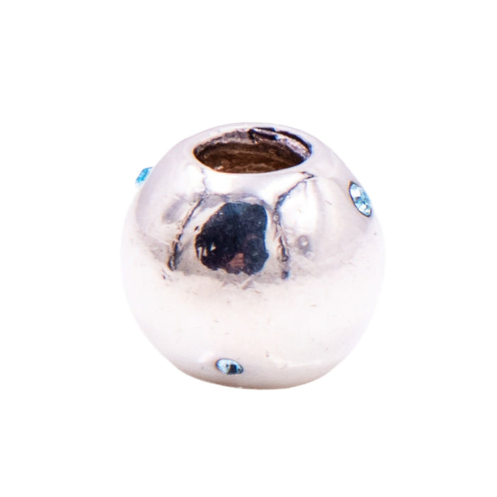 Chamilia Soho Collection Roundabout Sterling Silver Blue CZ Charm Bead