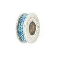 Chamilia Spark Sterling Silver Blue Swarovski Crystal Spacer Charm Bead
