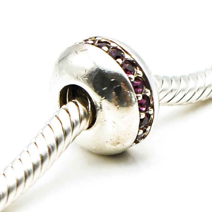 CHAMILIA Sterling Silver & Amethyst Wink Charm