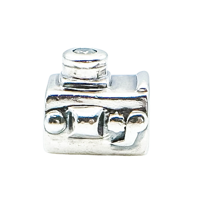 Chamilia Sterling Silver Camera Charm Clear CZ Photographer Gift