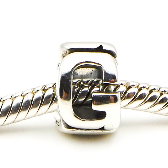 CHAMILIA Sterling Silver Letter G Charm