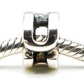 CHAMILIA Sterling Silver Letter U Charm