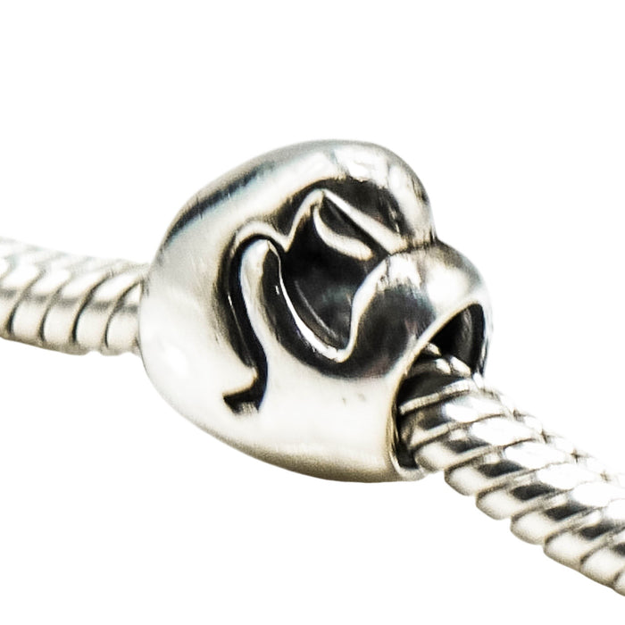 Chamilia Sterling Silver Motherhood Charm Bead Mother Baby Love