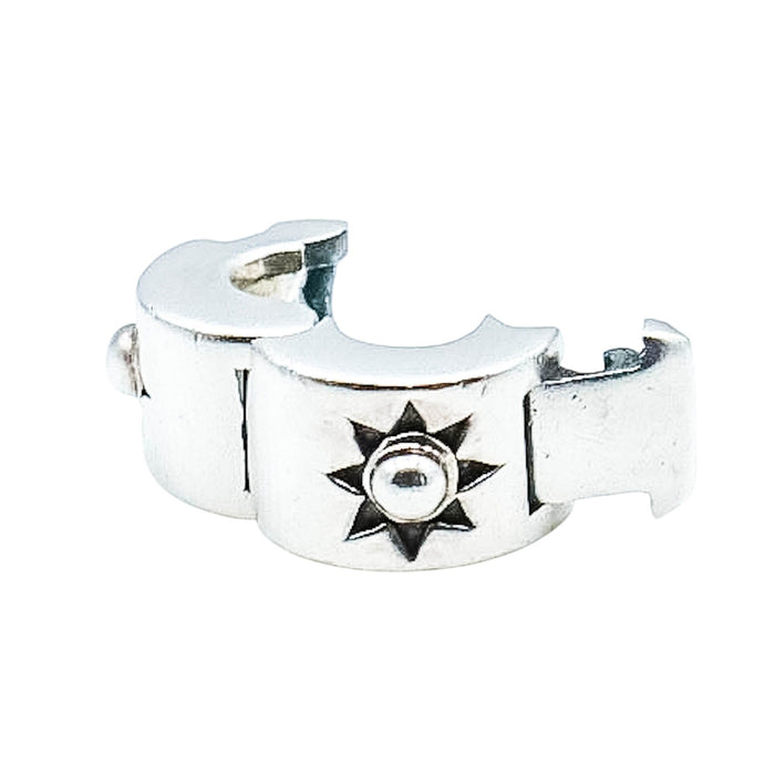 Chamilia Sun Star Sterling Silver Lock Charm Bracelet Safety Clasp Bead