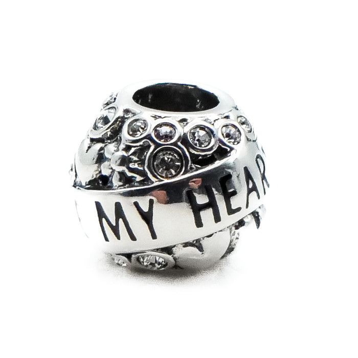 CHAMILIA You Make My Heart Sing Sterling Silver Charm